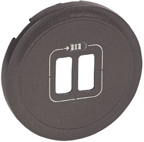 Лицевая панель Legrand Celiane для 2-м. розетки USB графит фото Лицевая панель Legrand Celiane для 2-м. розетки USB графит картинка